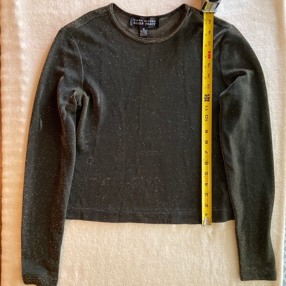 Linda Allard Ellen Tracy Sparkles top - Picture 8 of 8